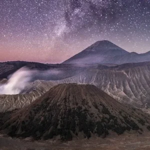 All-Night Milkyway at Majestic Bromo